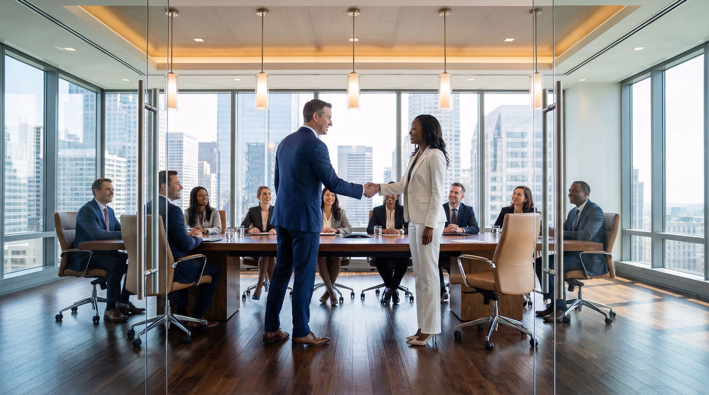 Corporate executive image